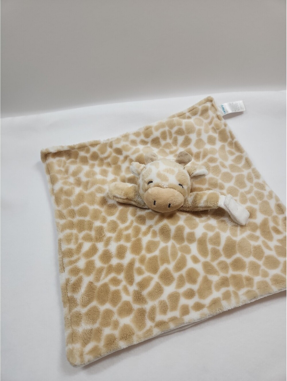 Carters Giraffe Lovey With Pacifier Holder Soft Plush Baby Security Blanket